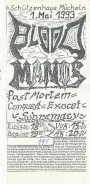 Blood Manos Postmortem Conquest Exocet Subremacy 1993